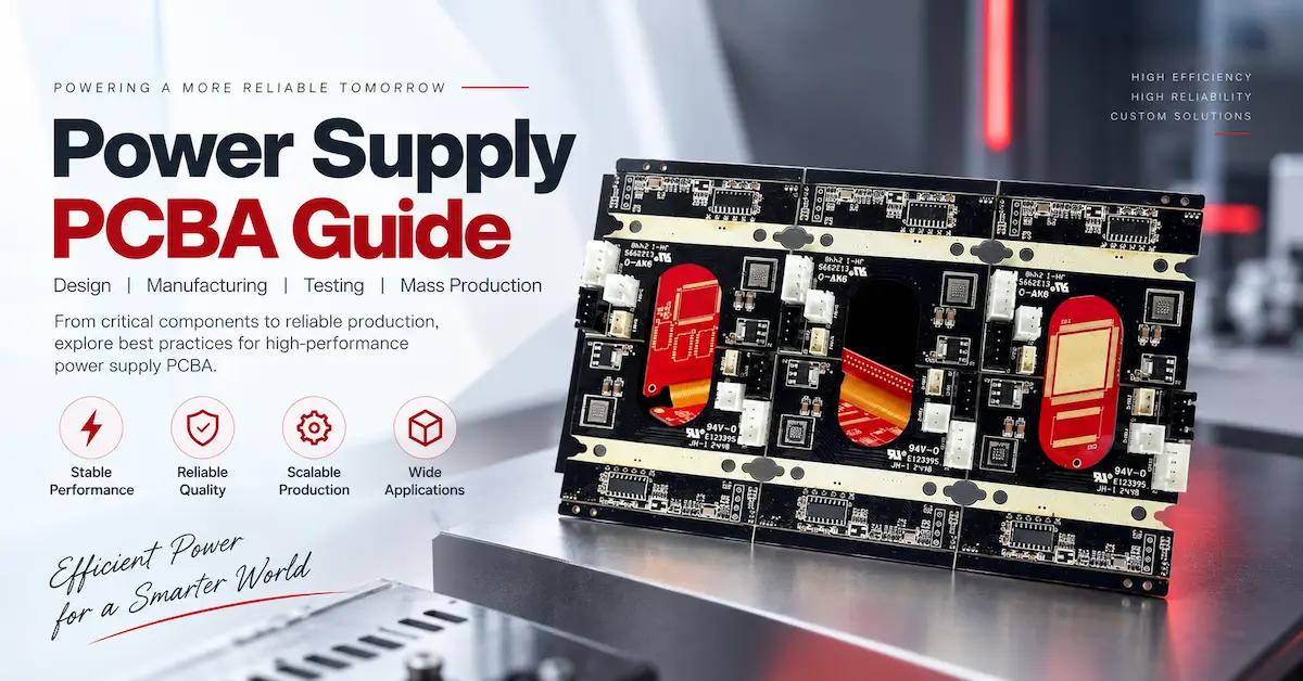 Power Supply PCBA Design and Manufacturing Guide for Reliable Electronics Production